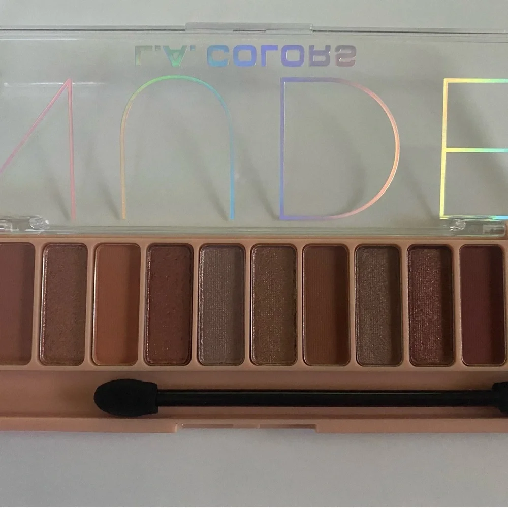 L.A. Colors Nude Eyeshadow Palette - Brown Shades